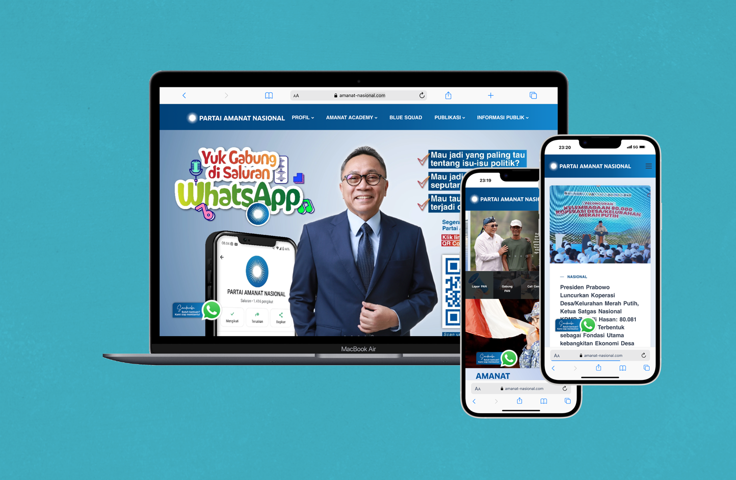 Amanat Nasional (PAN) - Jasa Pembuatan Website dan Aplikasi