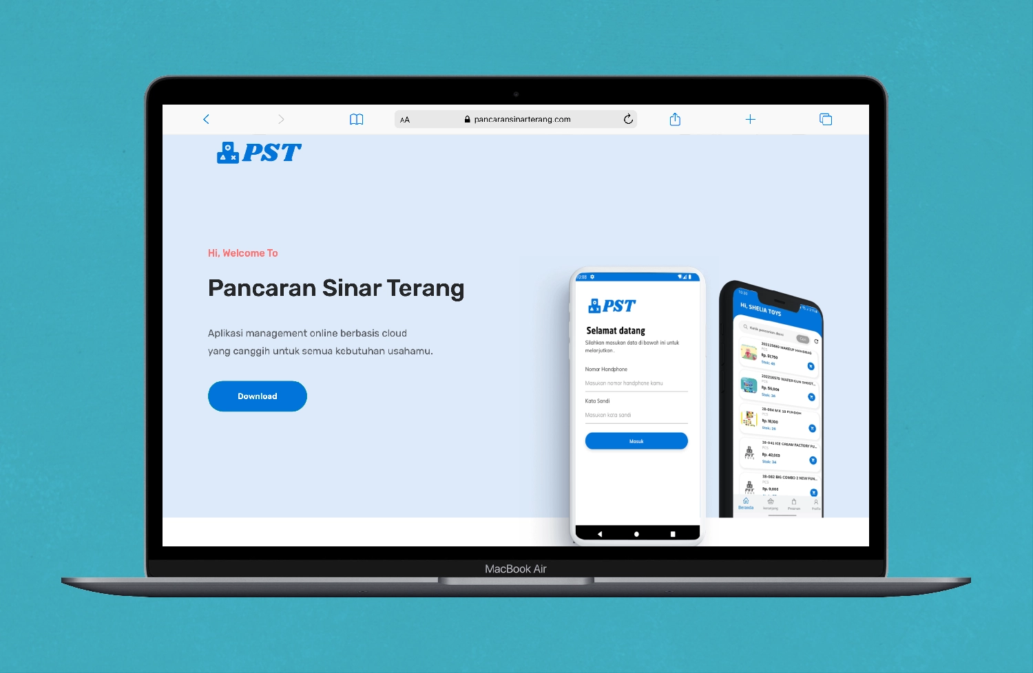 Pancaran Sinar Terang - Jasa Pembuatan Website dan Aplikasi