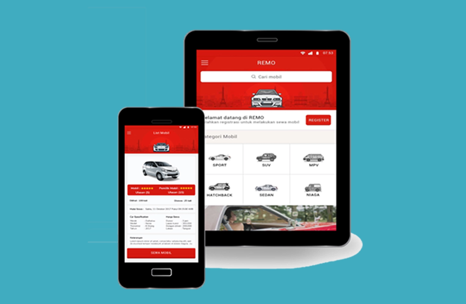 REMO RENTAL - Jasa Pembuatan Website dan Aplikasi