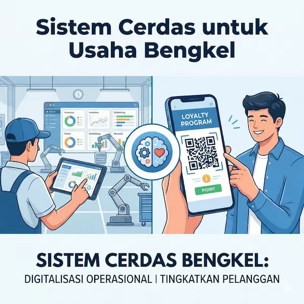 Sistem Cerdas untuk Usaha Bengkel: Digitalisasi Operasional dan Tingkatkan Pelanggan dengan Loyalty Program